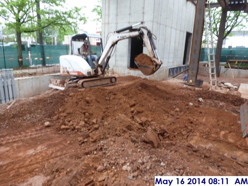 Continued backfilling and compacting inside Stair -2 Facing West (800x600)